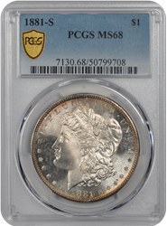 1881-S Morgan PCGS MS 68