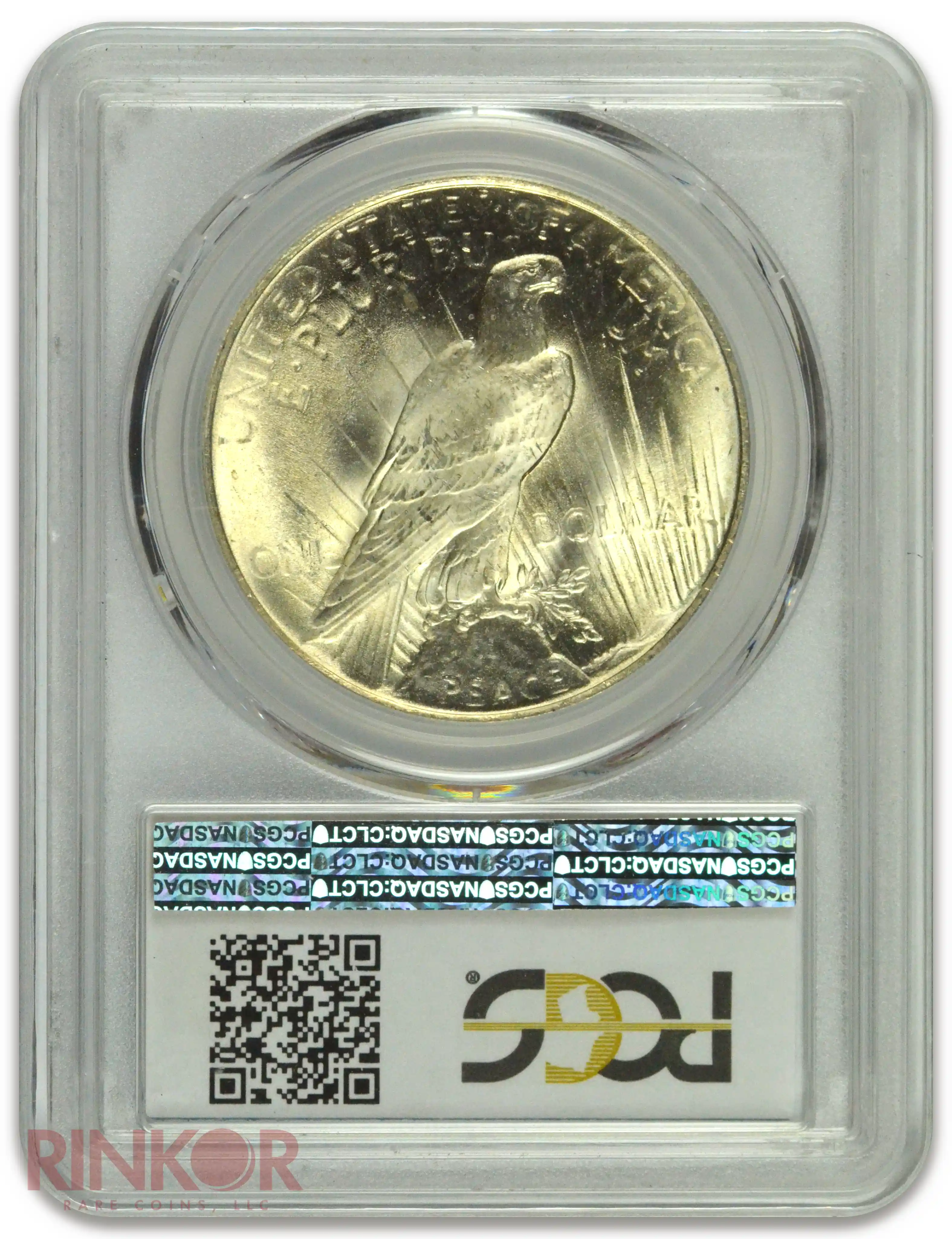 1924 $1 Peace Dollar PCGS MS 66+ CAC