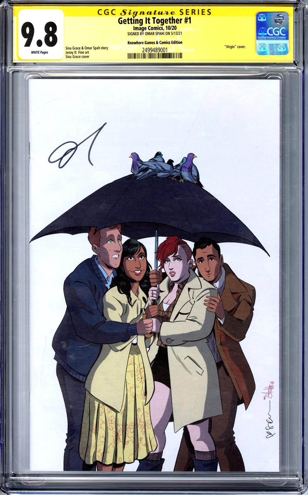 Getting It Together #1 Image Comics 10/20 Signed by Omar Spahi CGC Signature Series (Knowhere Games & Comics Edition) 9.8