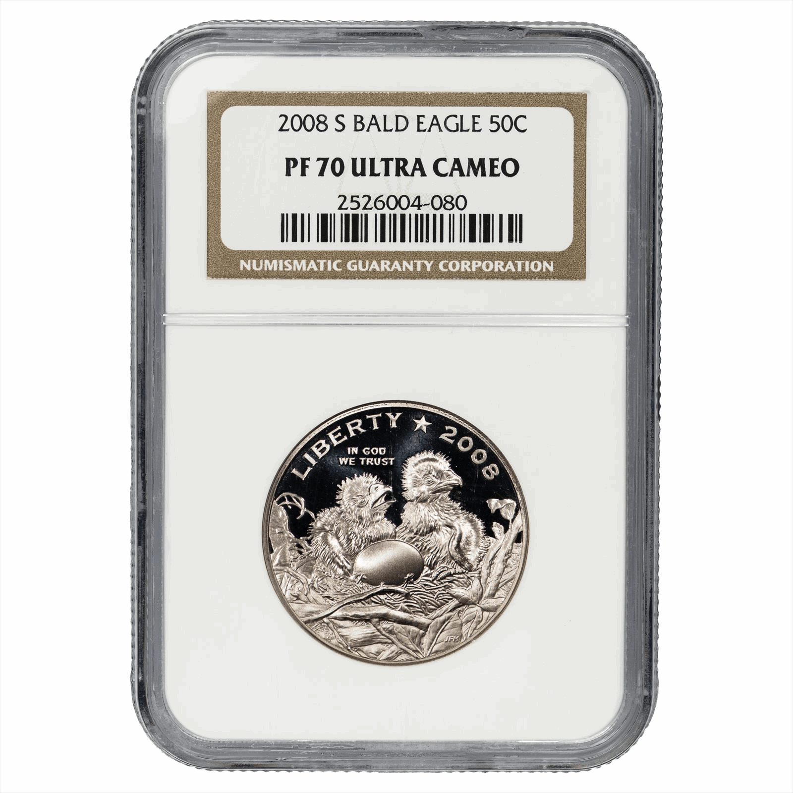 2008-S Bald Eagle Commemorative Half Dollar 50C NGC PF 70 UCAM