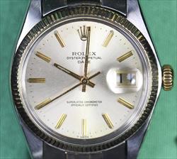 Rolex 1975 Mens Two-Tone Date Jubilee Bracelet Ref 1500 