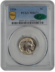 1926 Buffalo PCGS CAC MS 67+