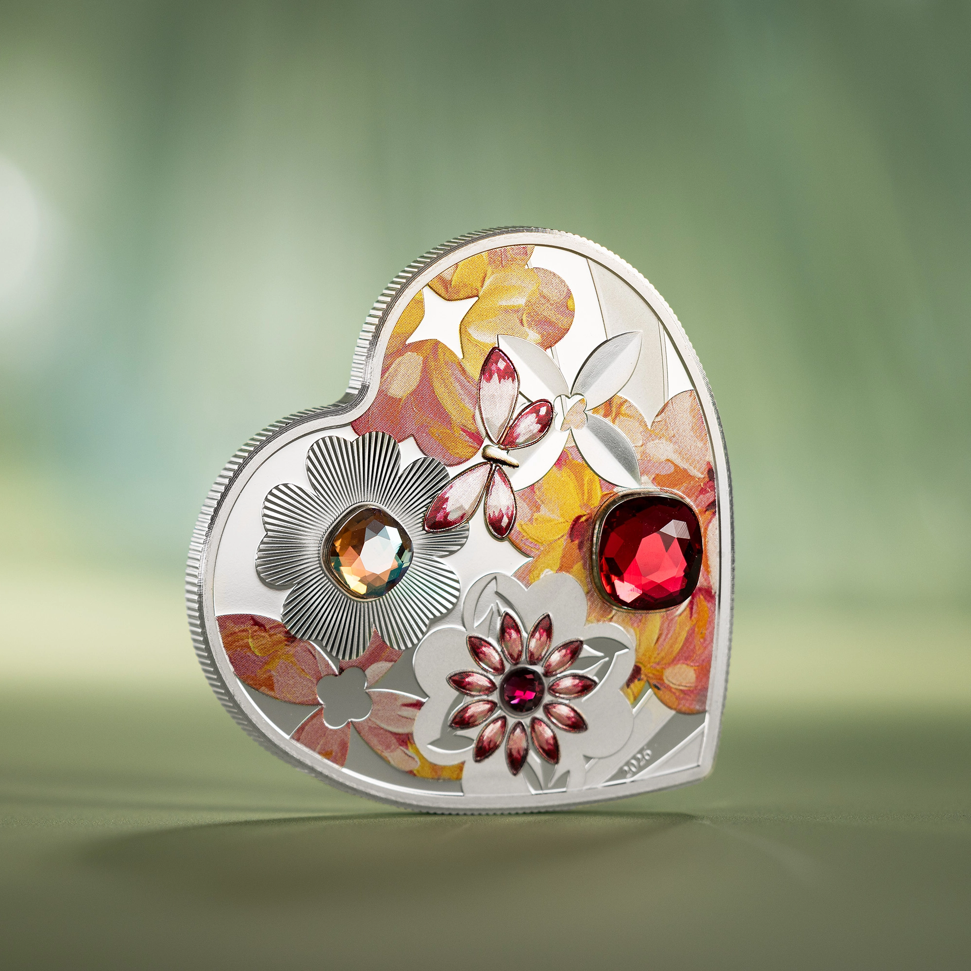 2026 Cook Islands Brilliant Love - Blossoms 20 Gram Silver Coin Ultra High Relief