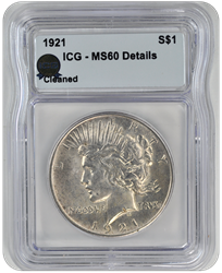 1921 Morgan ICG (P) MS 60