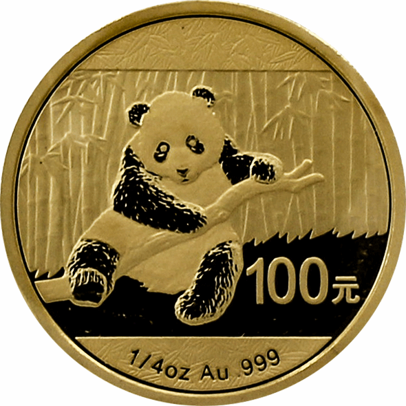 1/4oz Gold Chinese Panda -Assorted Dates- 