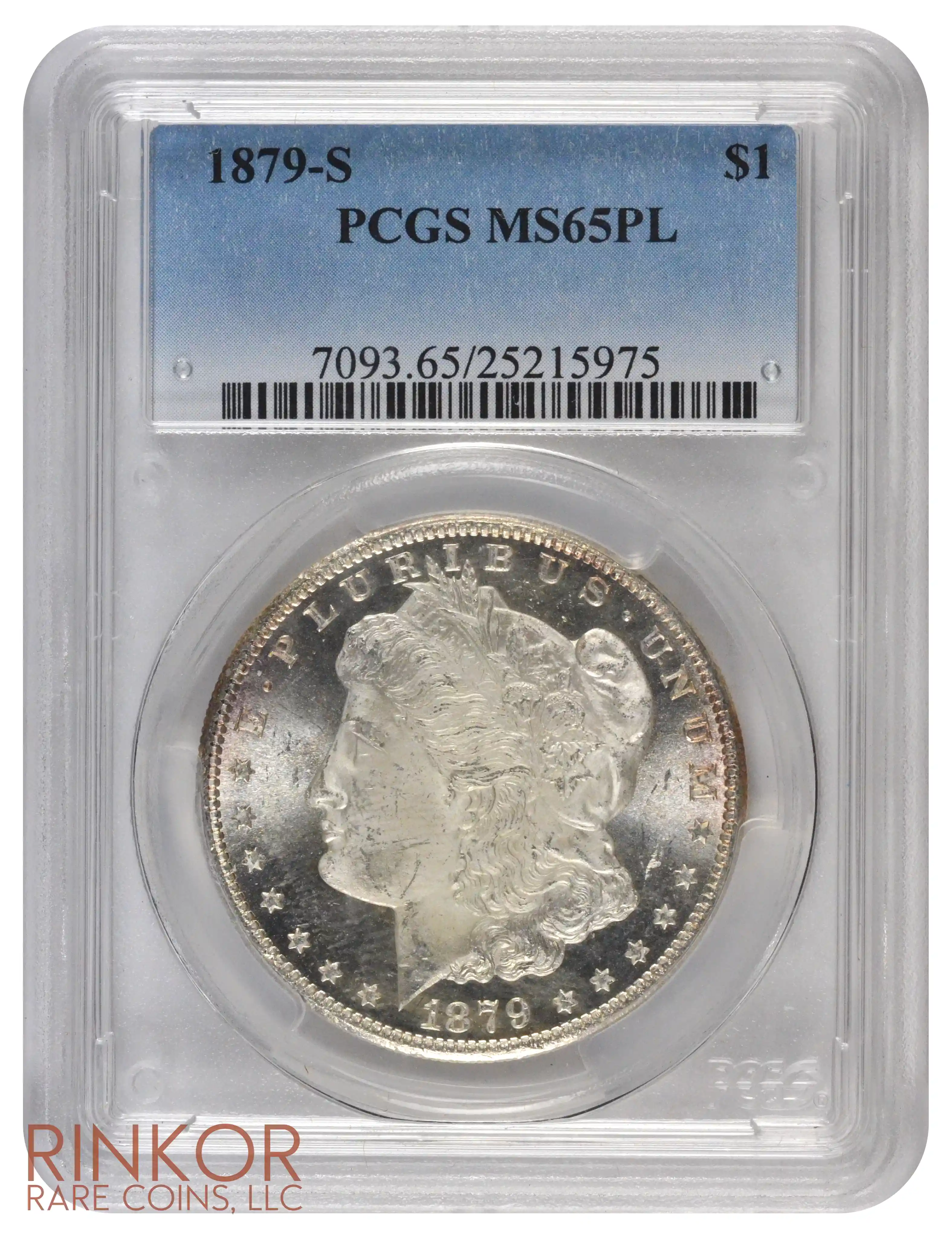 1879-S $1 PCGS MS 65 PL