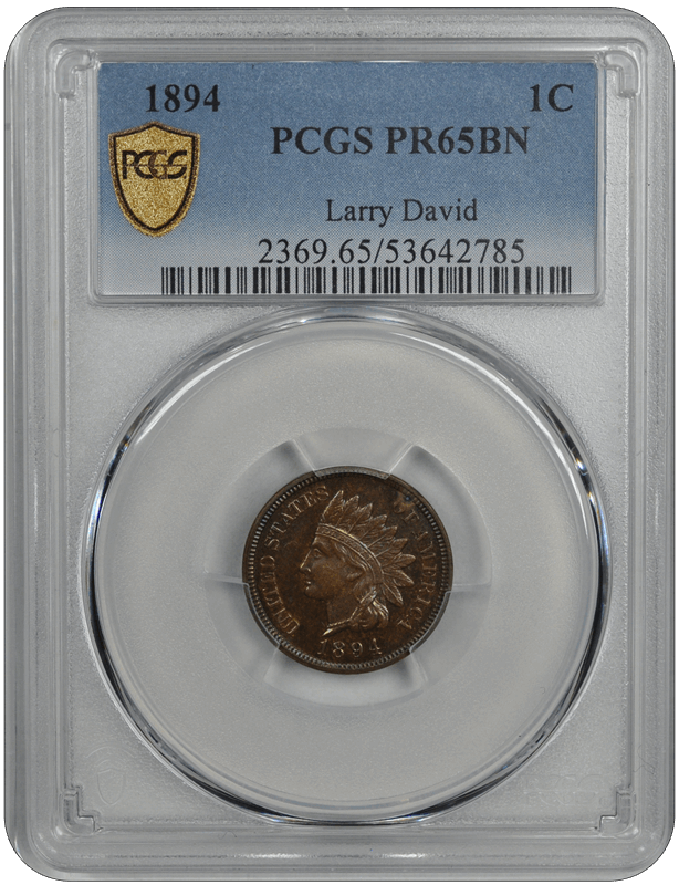 1894 Indian Head PCGS BN 65