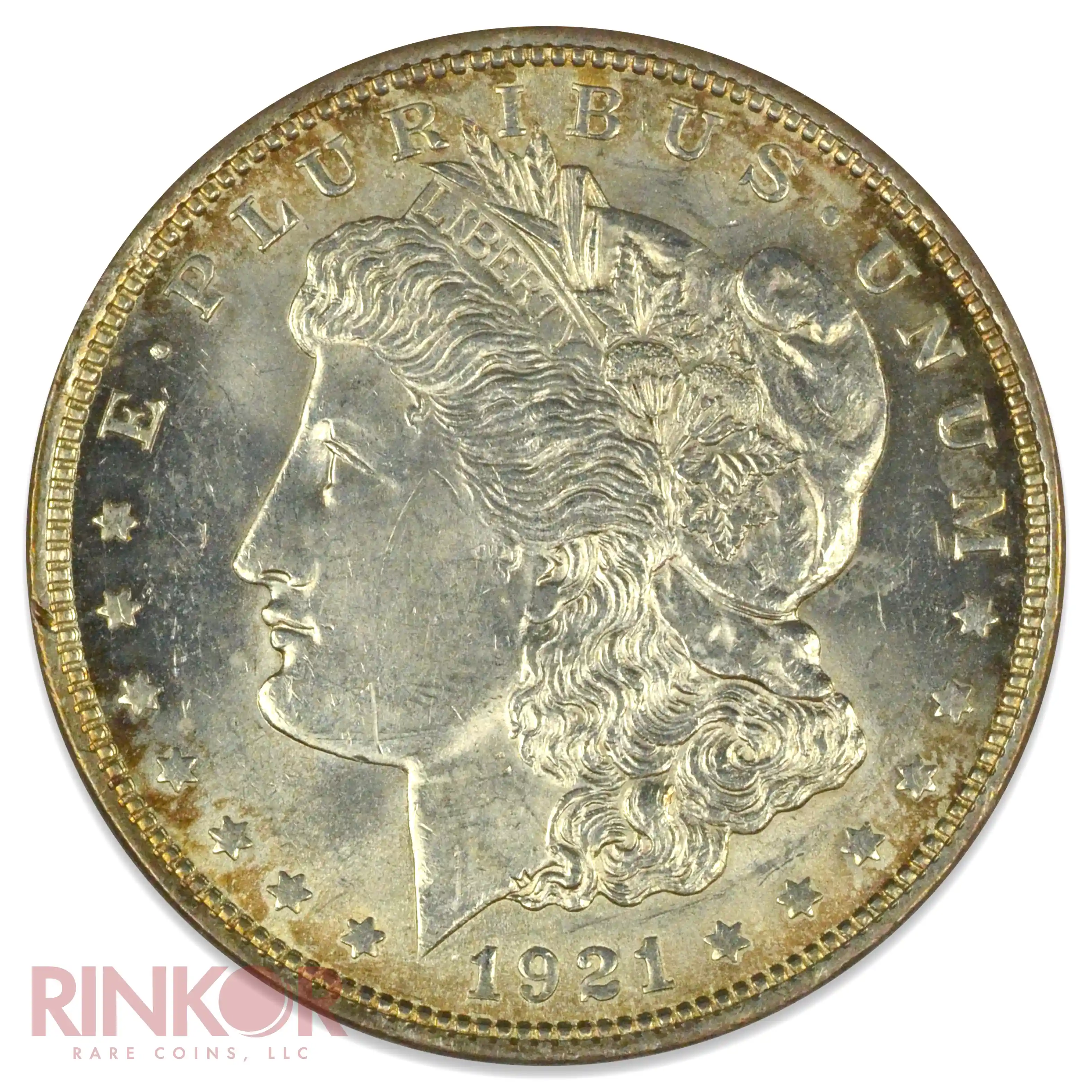 1921-P Morgan Silver Dollar About Uncirculated 