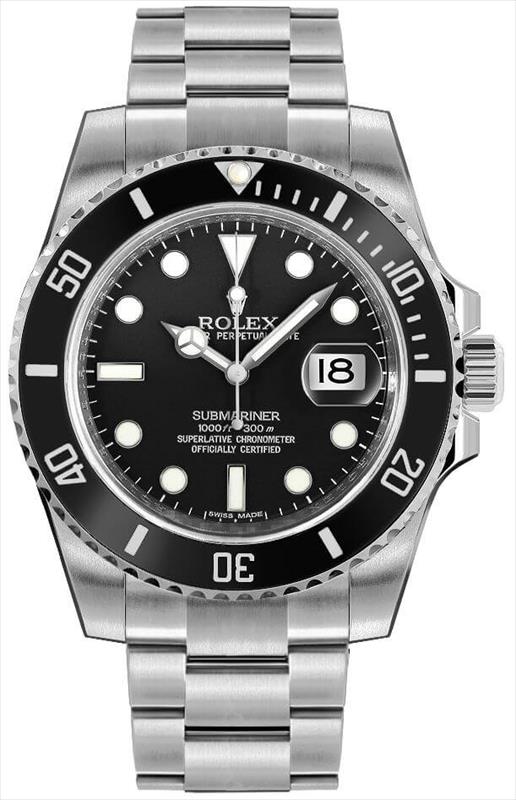 Rolex 40mm Submariner Ref/116610LN Watch and Card (2017) 