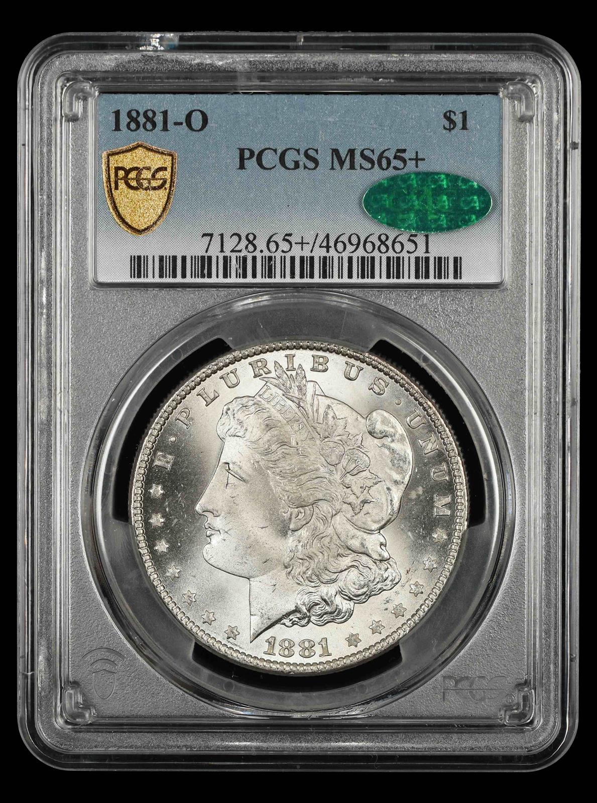 1881-O $1 PCGS MS 65+ CAC