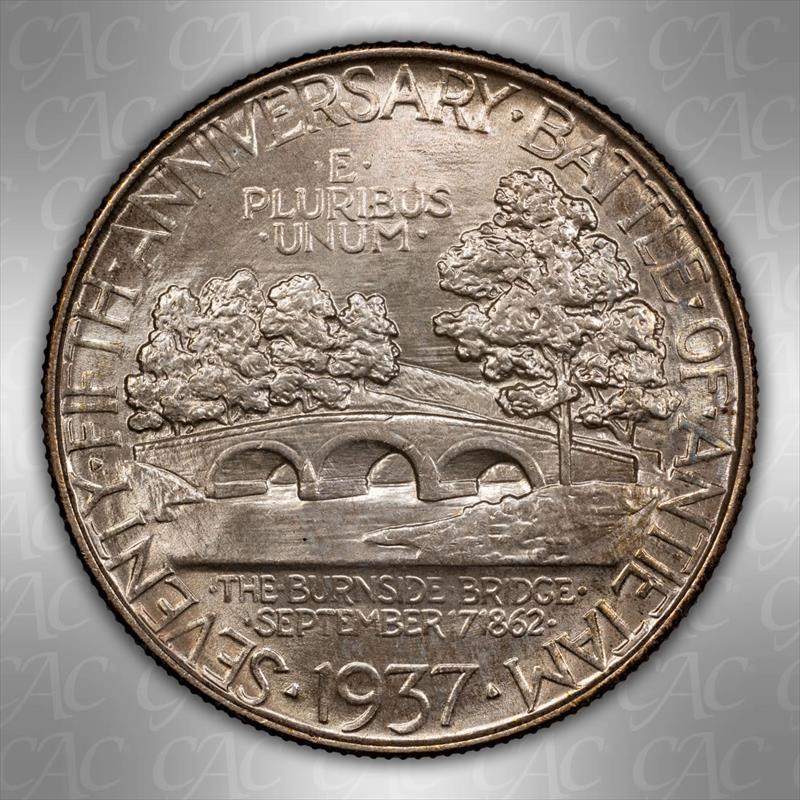 1937 Antietam 50c CACG MS 67