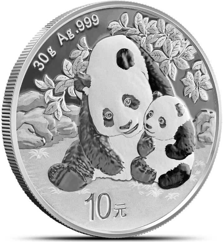 2024 10 Yuan 30gr. Chinese Silver Panda, BU 