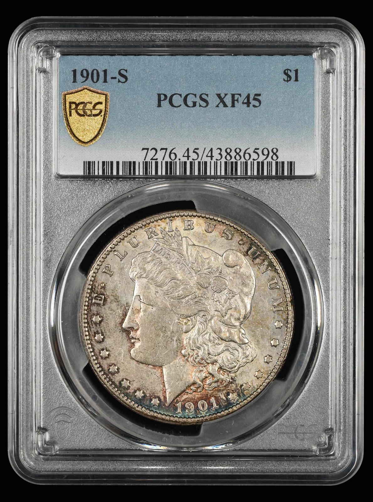 1901 S $1 PCGS  XF45
