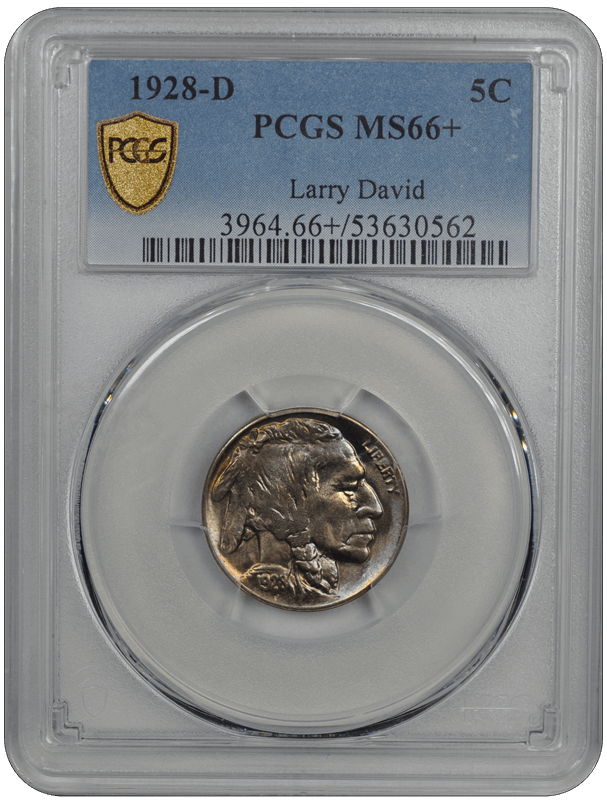 1928-D Buffalo PCGS MS 66+