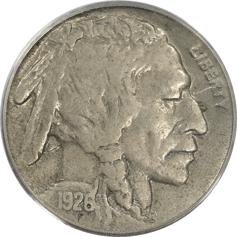 1926-S Buffalo Nickel 5c, PCGS VF-35 - Original Coin