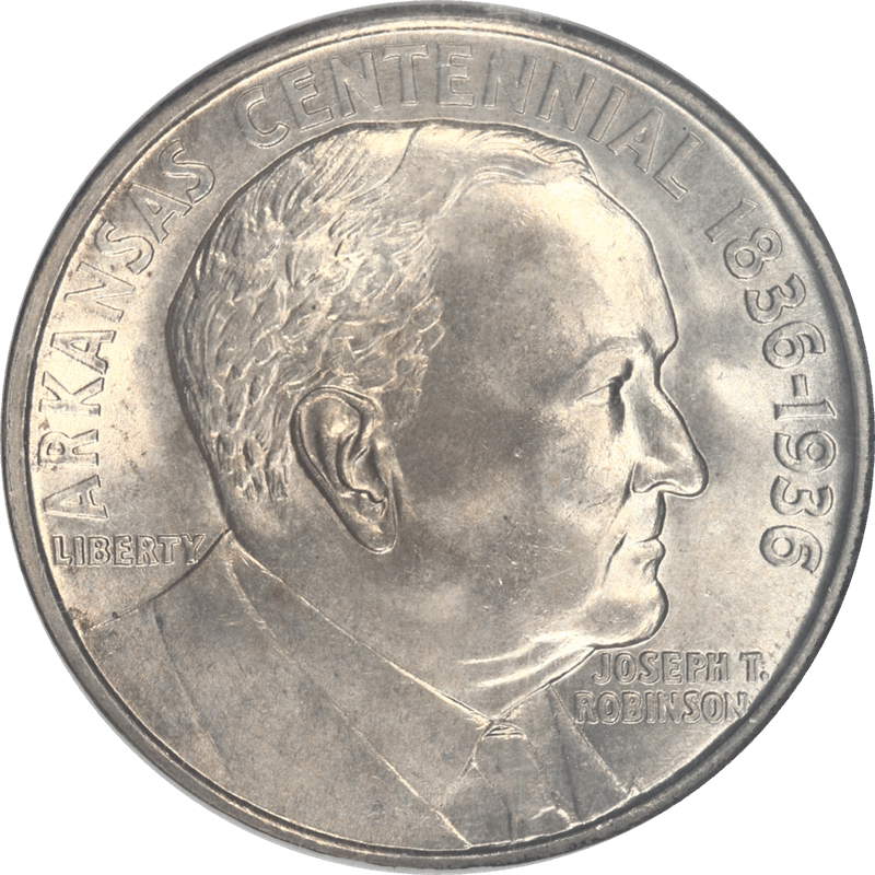 1936 50C Robinson Half Dollar Commemorative 50c NGC MS 65 CAC - Nice Lustrous Tone Coin