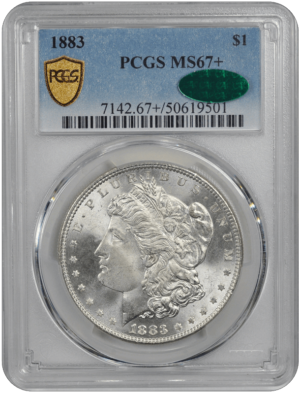 1883 Morgan PCGS CAC MS 67+