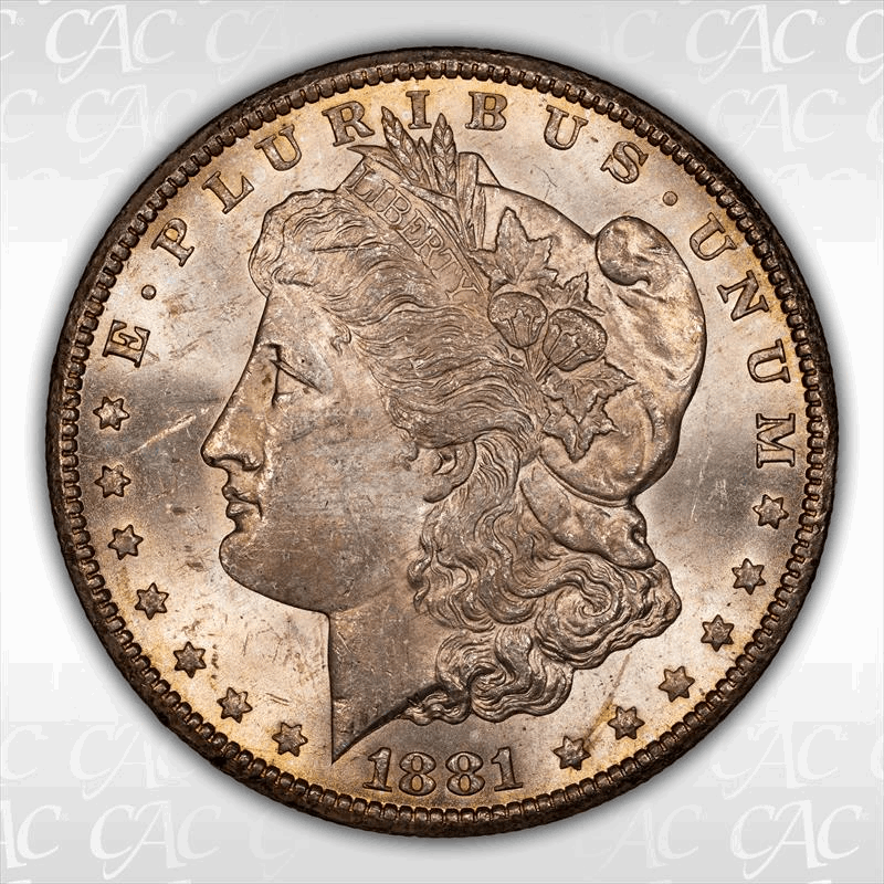 1881-CC $1 CACG MS 64 