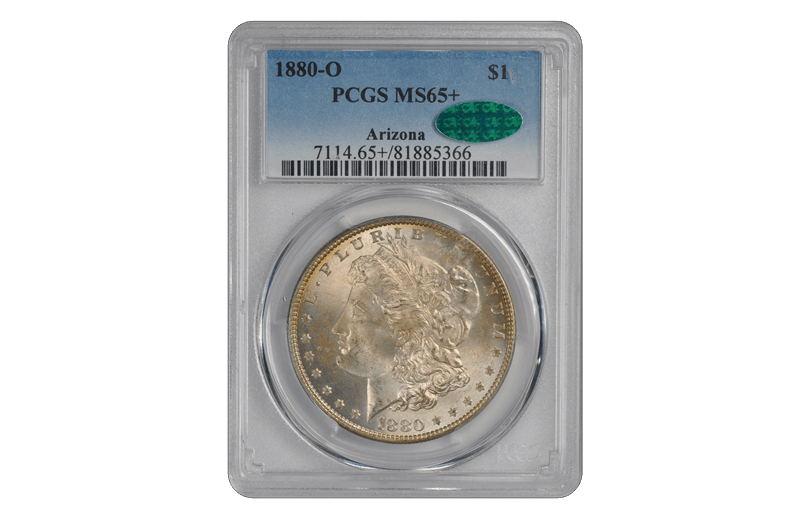 1880-O $1 Morgan Dollar PCGS  (CAC) #3442-29 MS65+