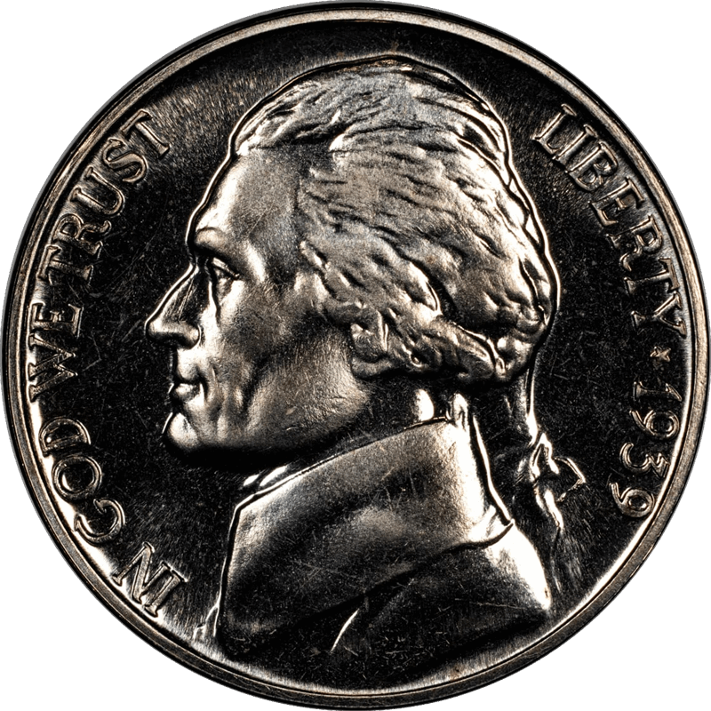 1939 Reverse of 1938 5c CACG PR 67