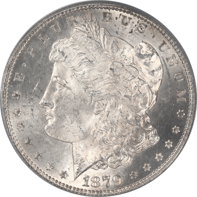 1879-S Morgan Silver Dollar $1 PCGS MS64 - Nice Original Lustrous Coin
