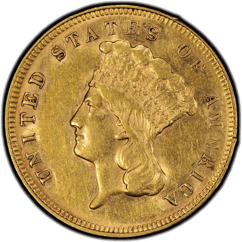 1878 3C PCGS AU-58 CAC