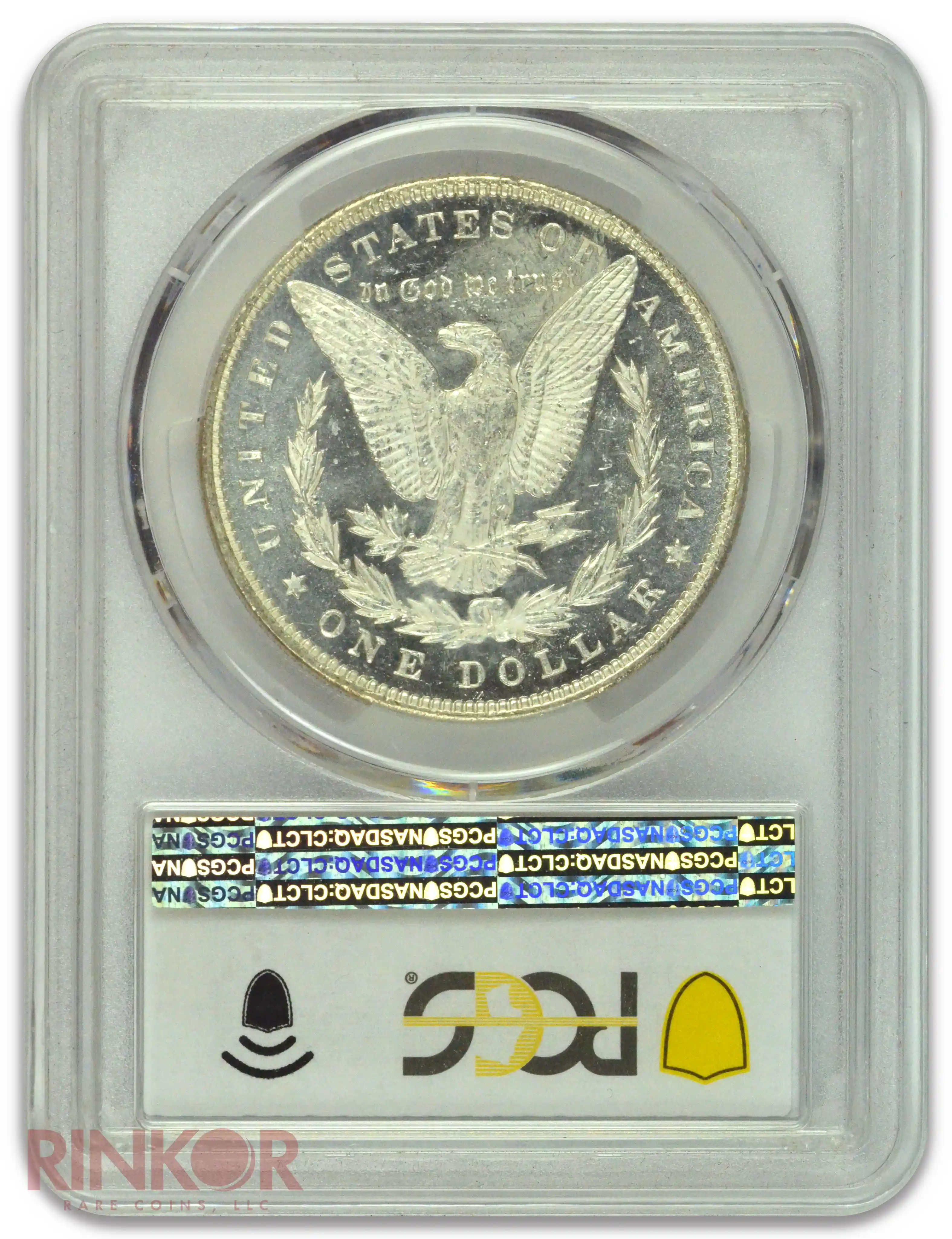 1890 $1 Morgan Dollar PCGS MS 64+ DMPL CAC