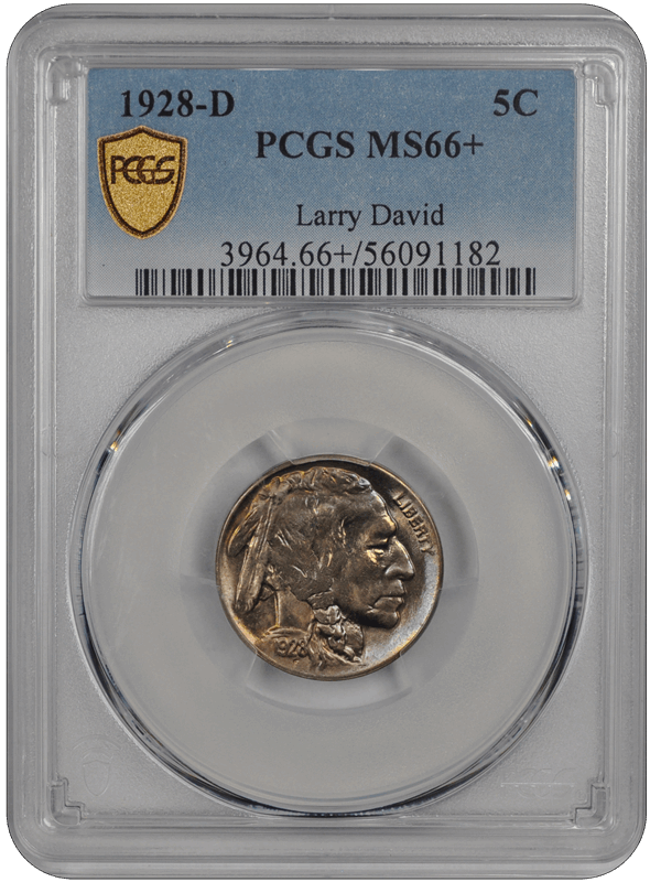 1928-D Buffalo PCGS MS 66+