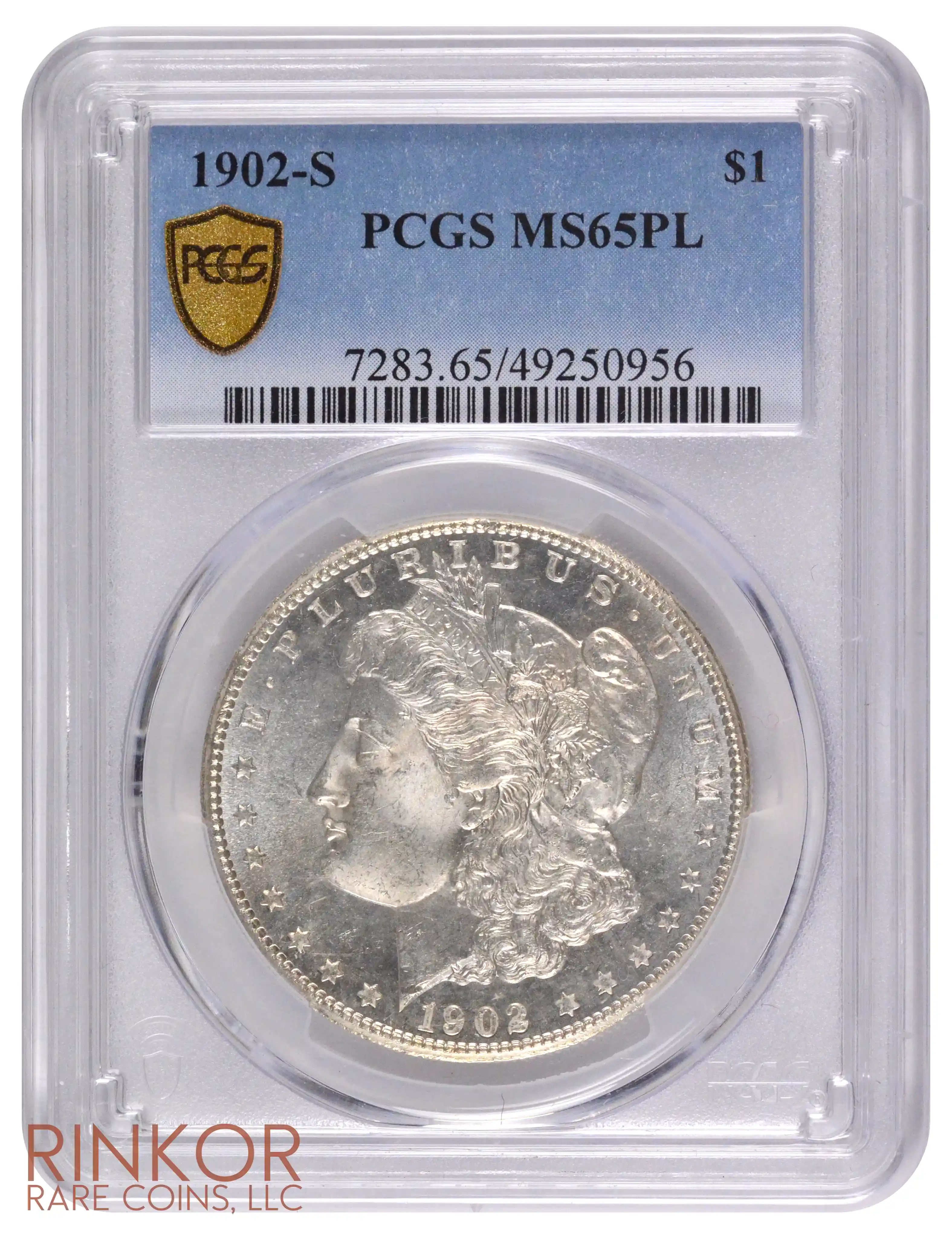 1902-S $1 PCGS MS 65 PL