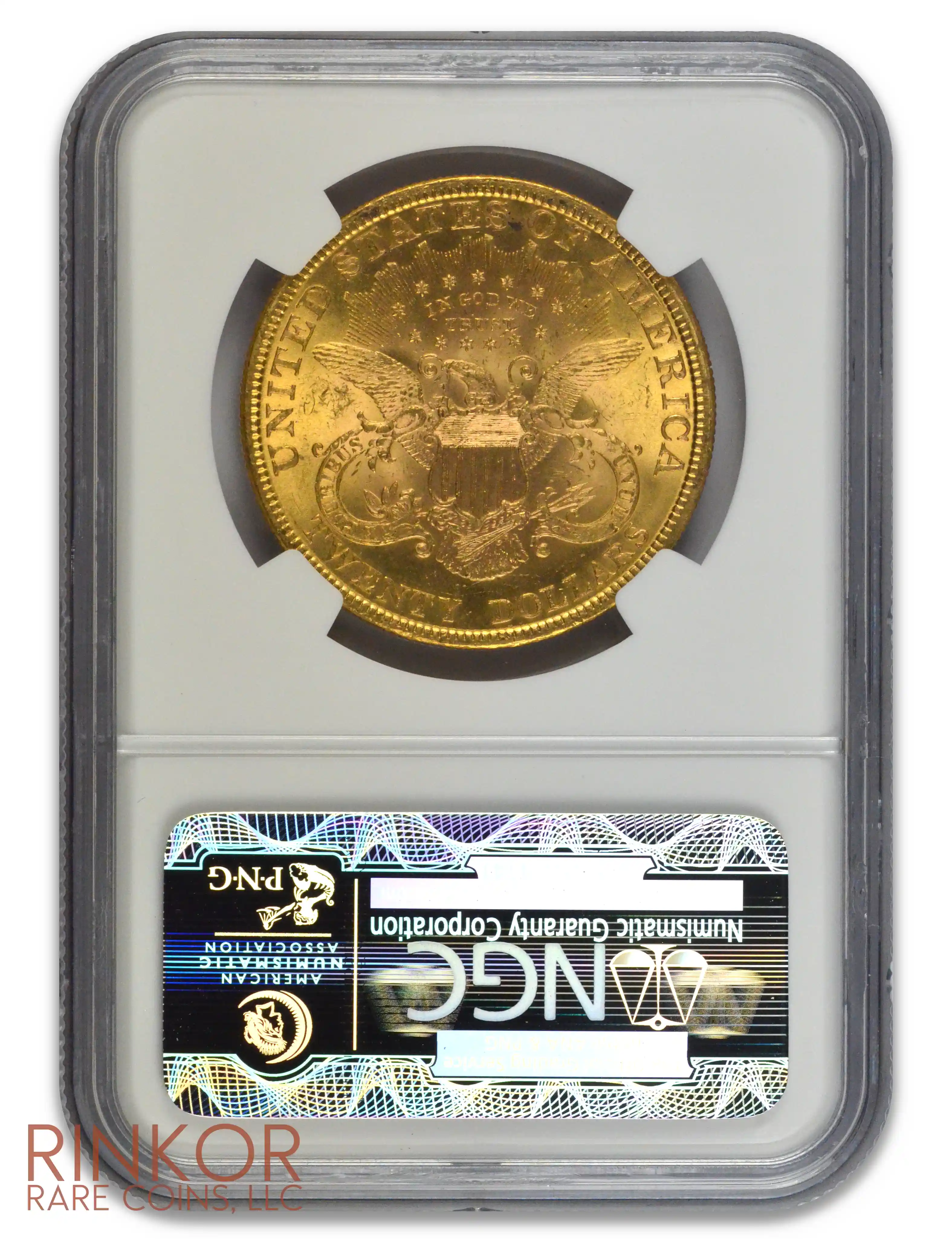 1895 $20 Liberty Head NGC MS 61