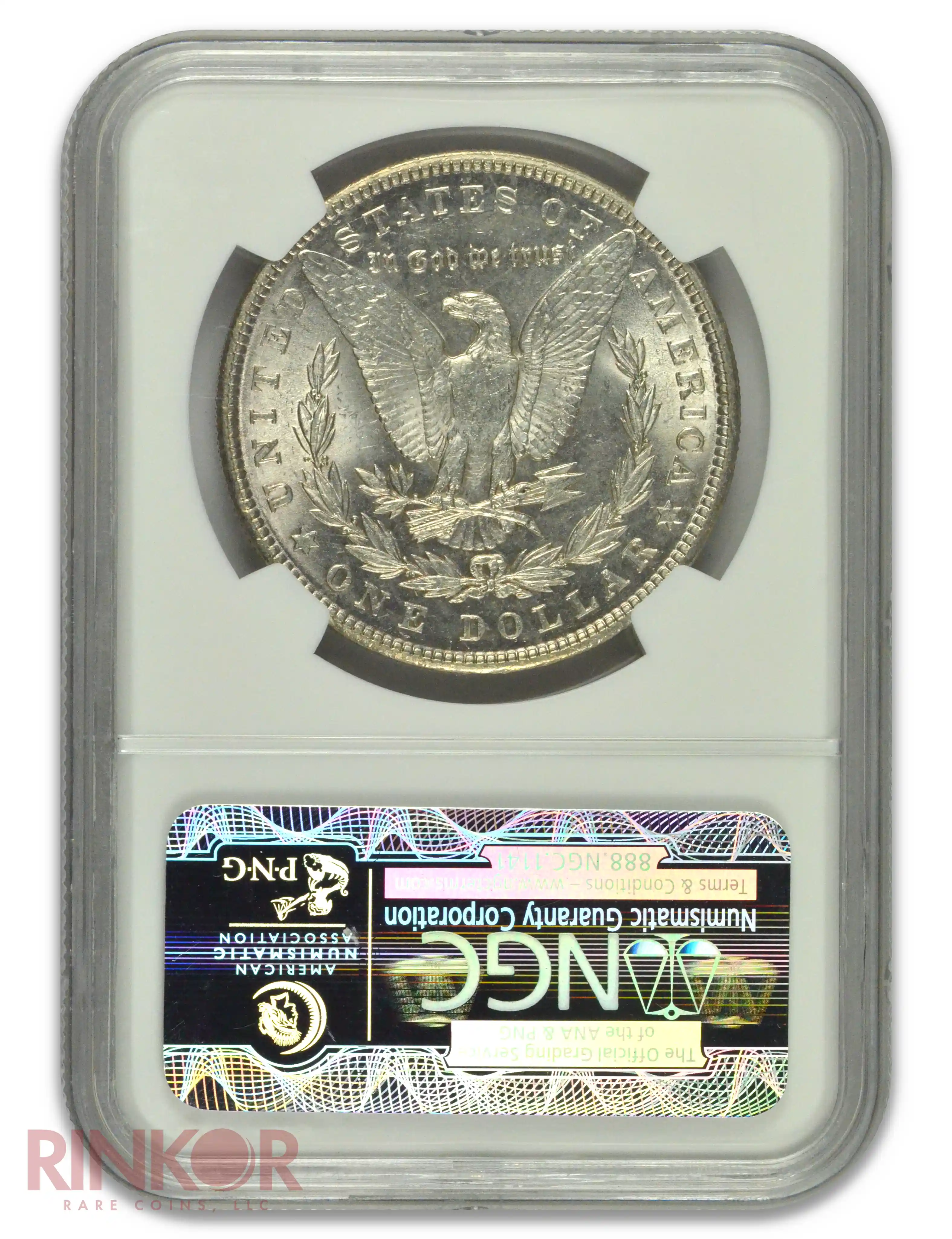 1904 $1 NGC MS 63