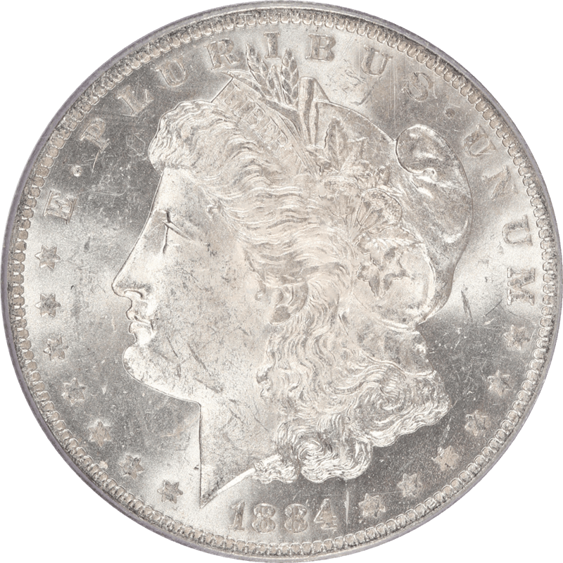 1884-O Morgan S$1 PCGS MS 62 
