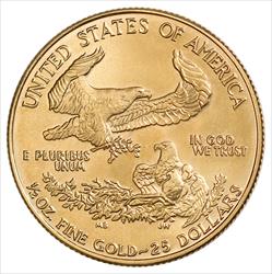 1987 $25 1/2oz  American Gold Eagle (Capsule) 