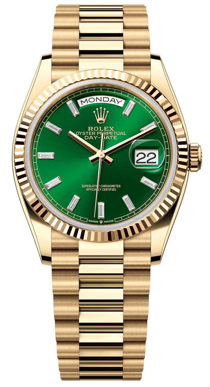 Rolex 36mm Day-Date Ref/128238 Watch and Card (2024)  