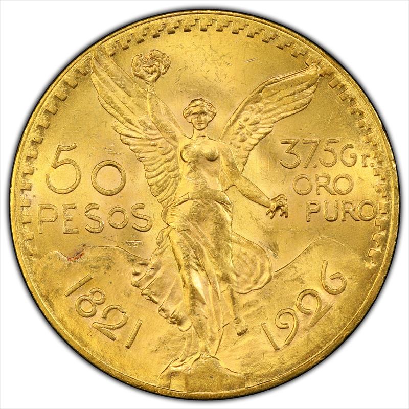 1926 Mexico 50 Peso PCGS MS64 
