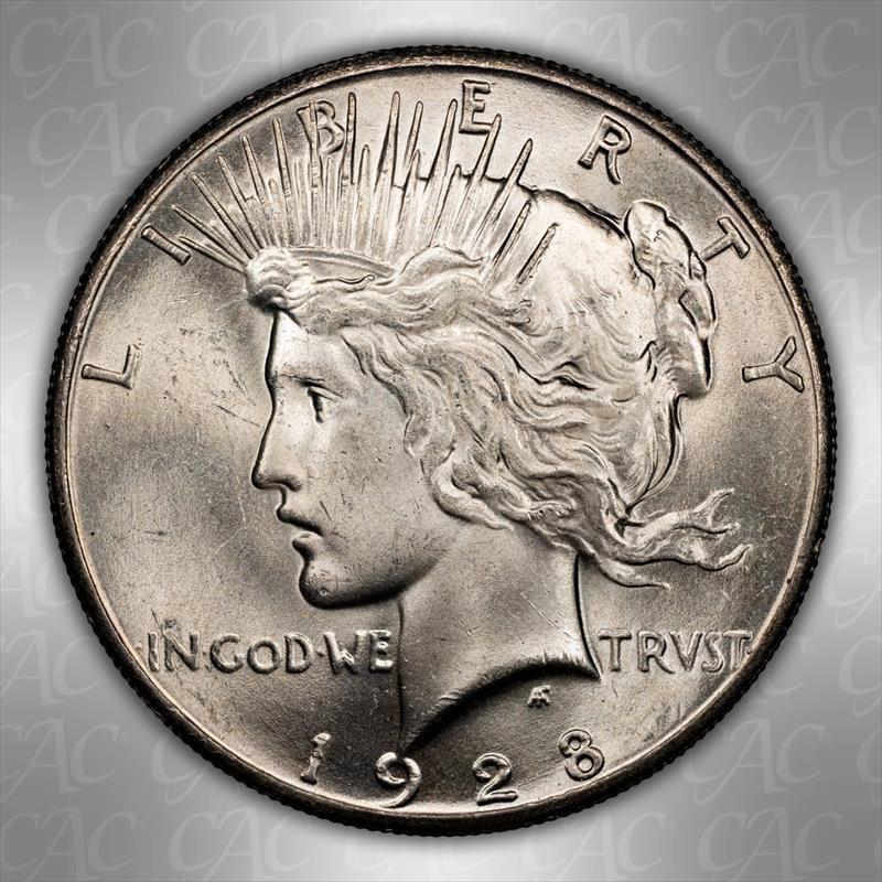 1928 $1 CACG MS 63