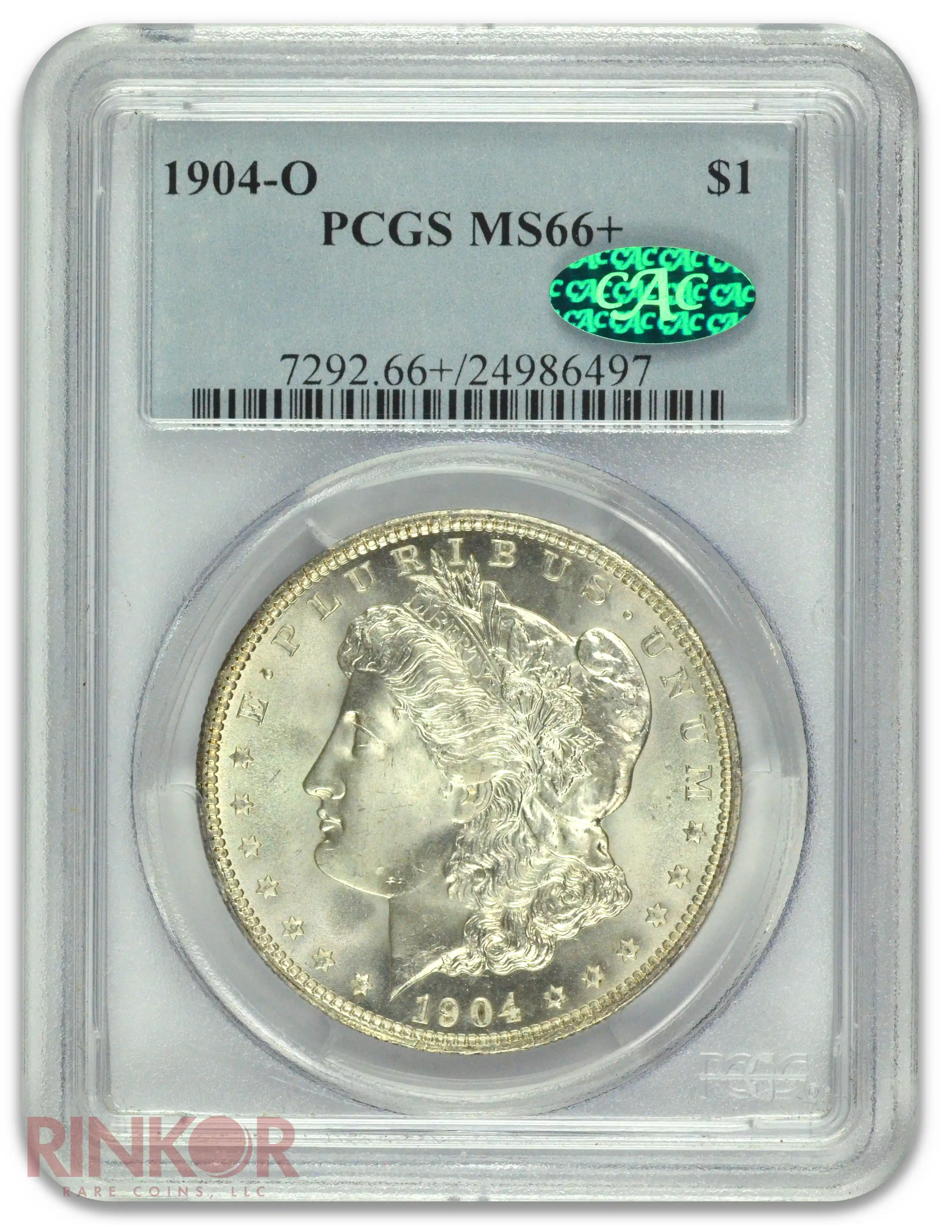 1904-O $1 Morgan Dollar PCGS MS 66+ CAC