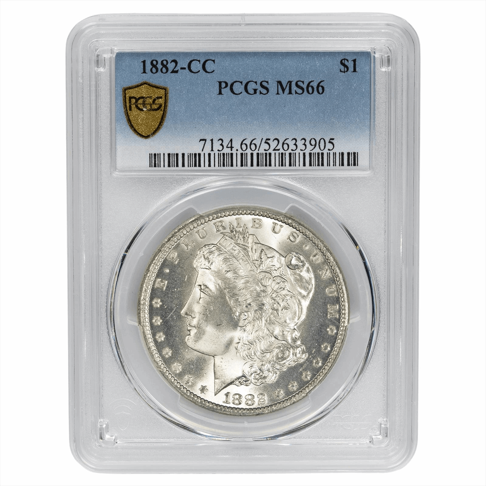 【美品 １冊だけ】A currency options primer 1882-CC Morgan Silver Dollar $1 PCGS - U.S. Coins and Jewelry