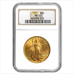 $20 Saint Gaudens MS62 (Date Varies) 