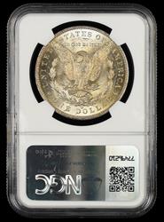 1887 O $1 NGC MS 62