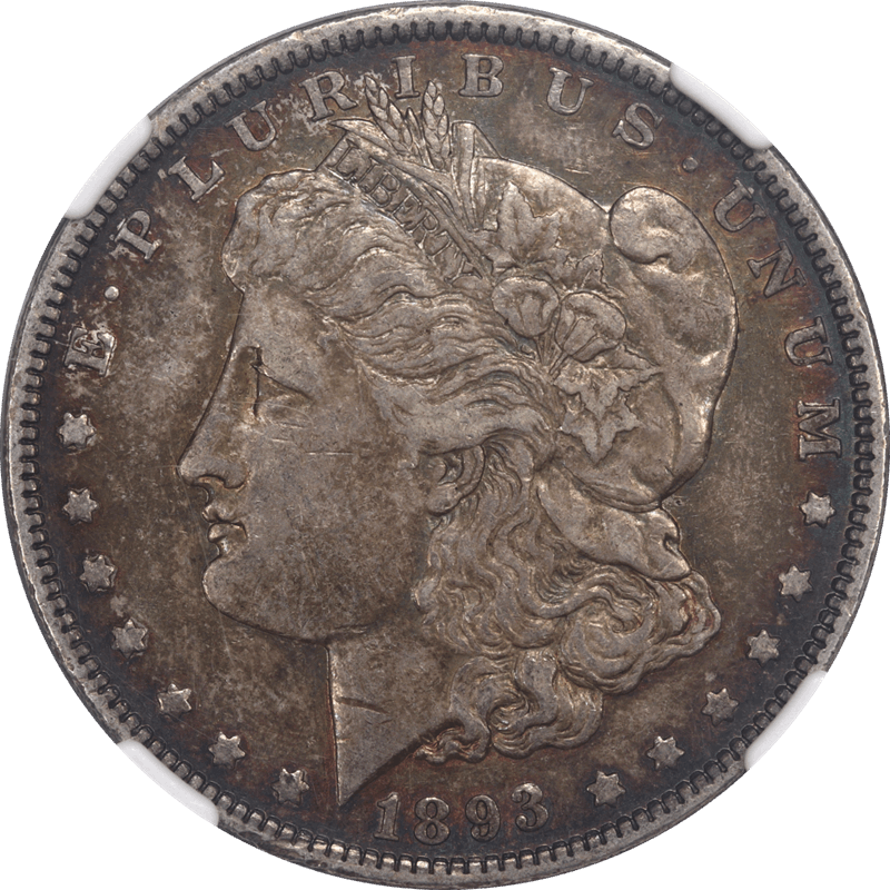 1893 Morgan Silver Dollar $1 NGC XF 40 Nice Original Patina