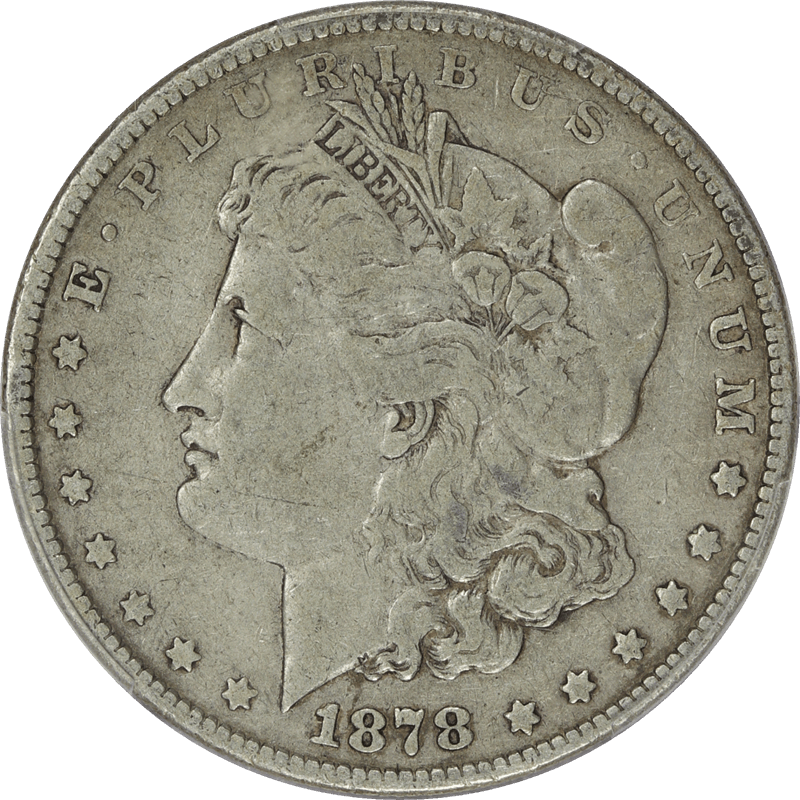 1878 7TF $1 Reverse of 1879 PCGS F 15 
