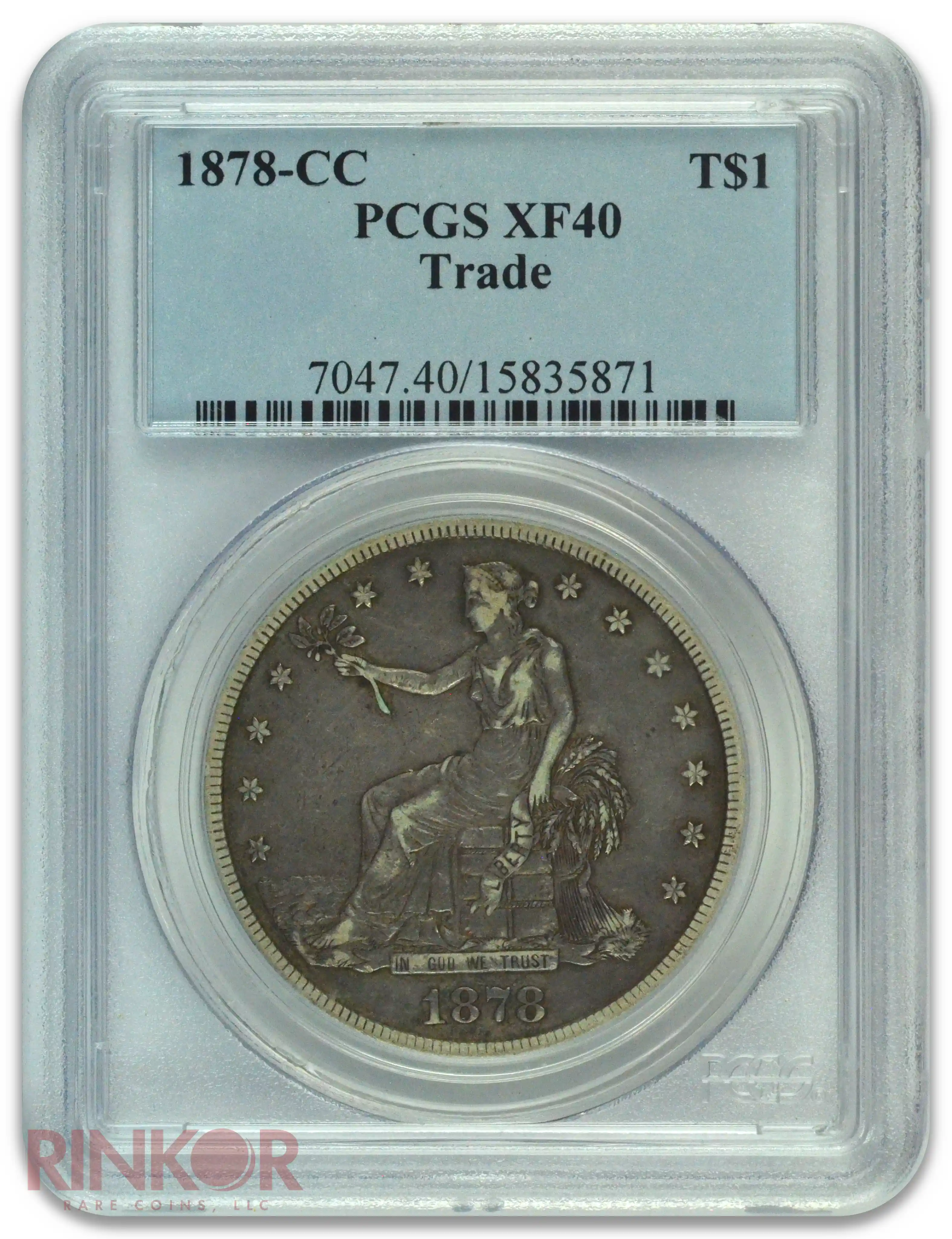 1878-CC $1 Trade Dollar PCGS