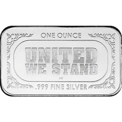 1 OZ SILVER BAR FLAG HIGHLAND MINT  Reverse