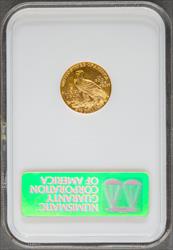 1928 Indian Head $2.50  NGC MS63 CAC 