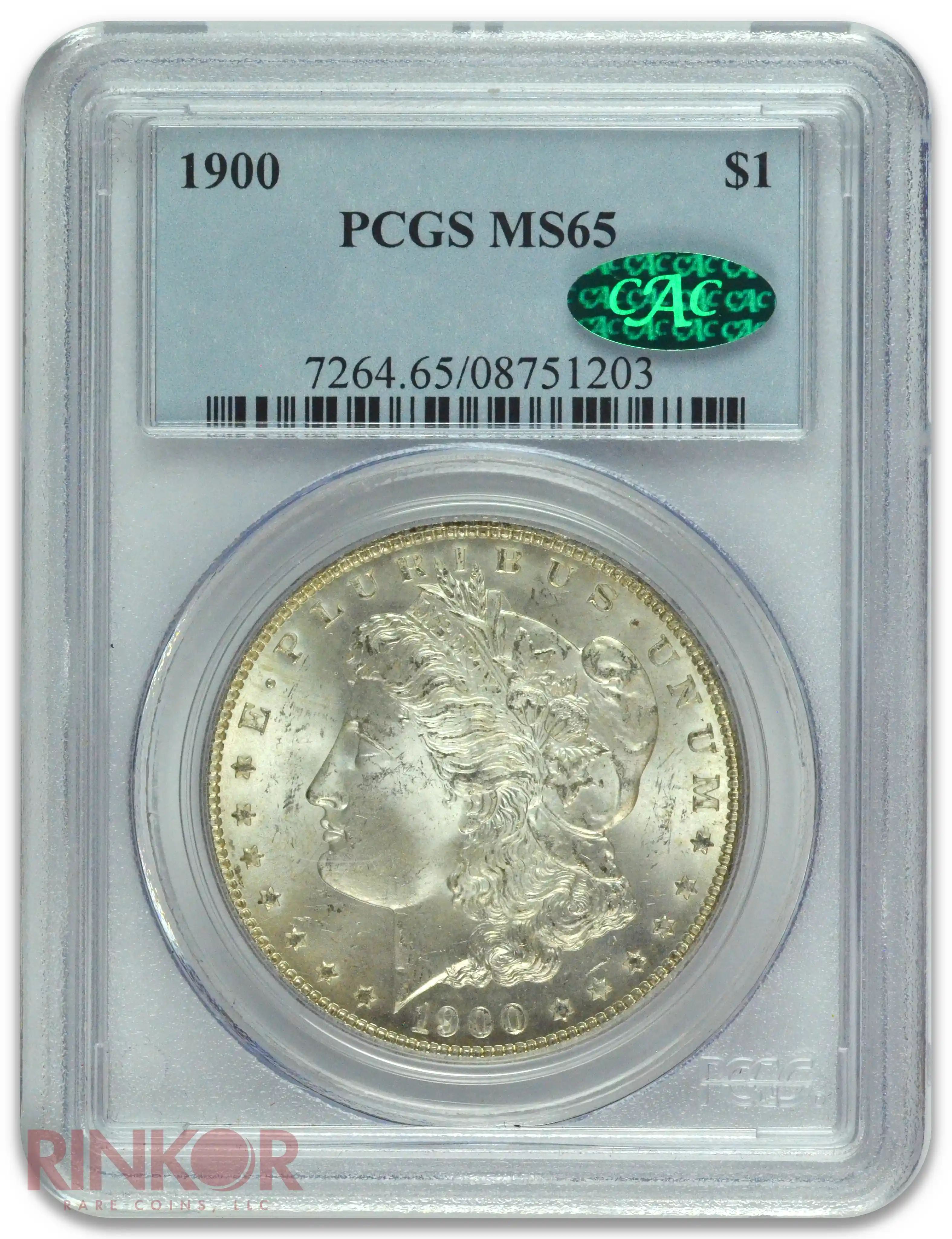 1900 $1 Morgan Dollar PCGS MS 65 CAC