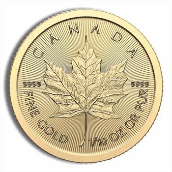 2024 1/10 oz Gold Maple Leaf (Sealed) image 4