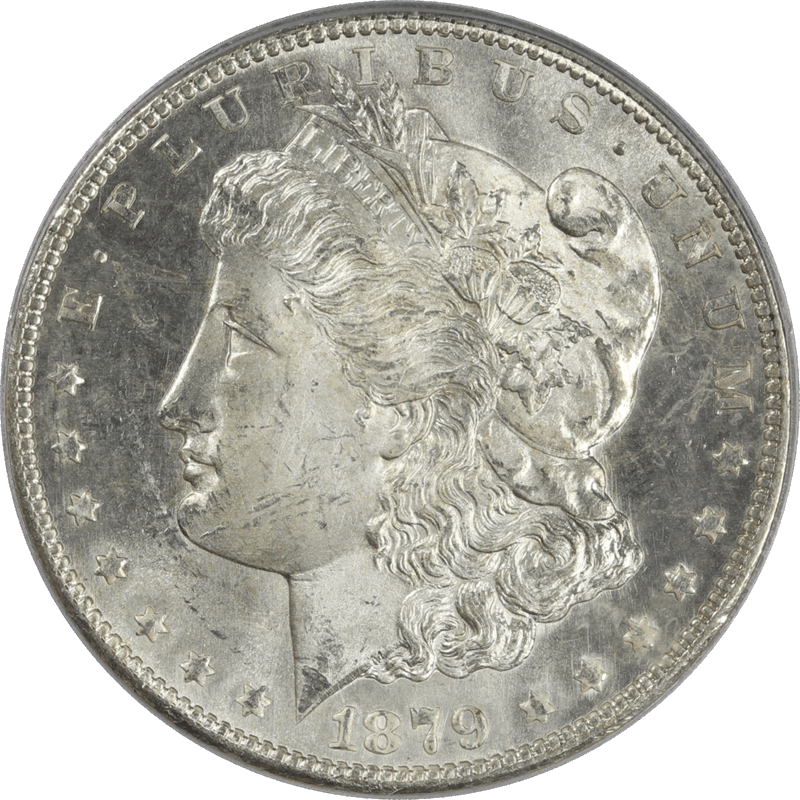 1879-S Morgan Silver Dollar $1, PCGS MS 64 Reverse of 78 - Lovely