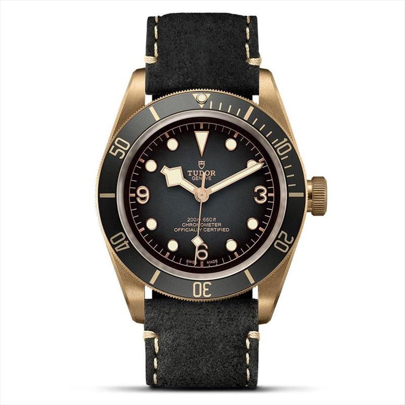Tudor 43mm Black Bay Bronze Ref/79250BA Watch and Card (2023)  