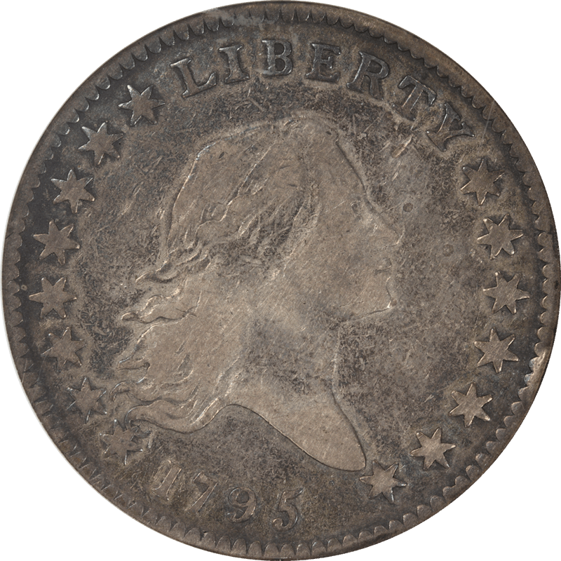 1795 Flowing Hair Half Dollar 50c, ANACS - U.S. Coins and Jewelry